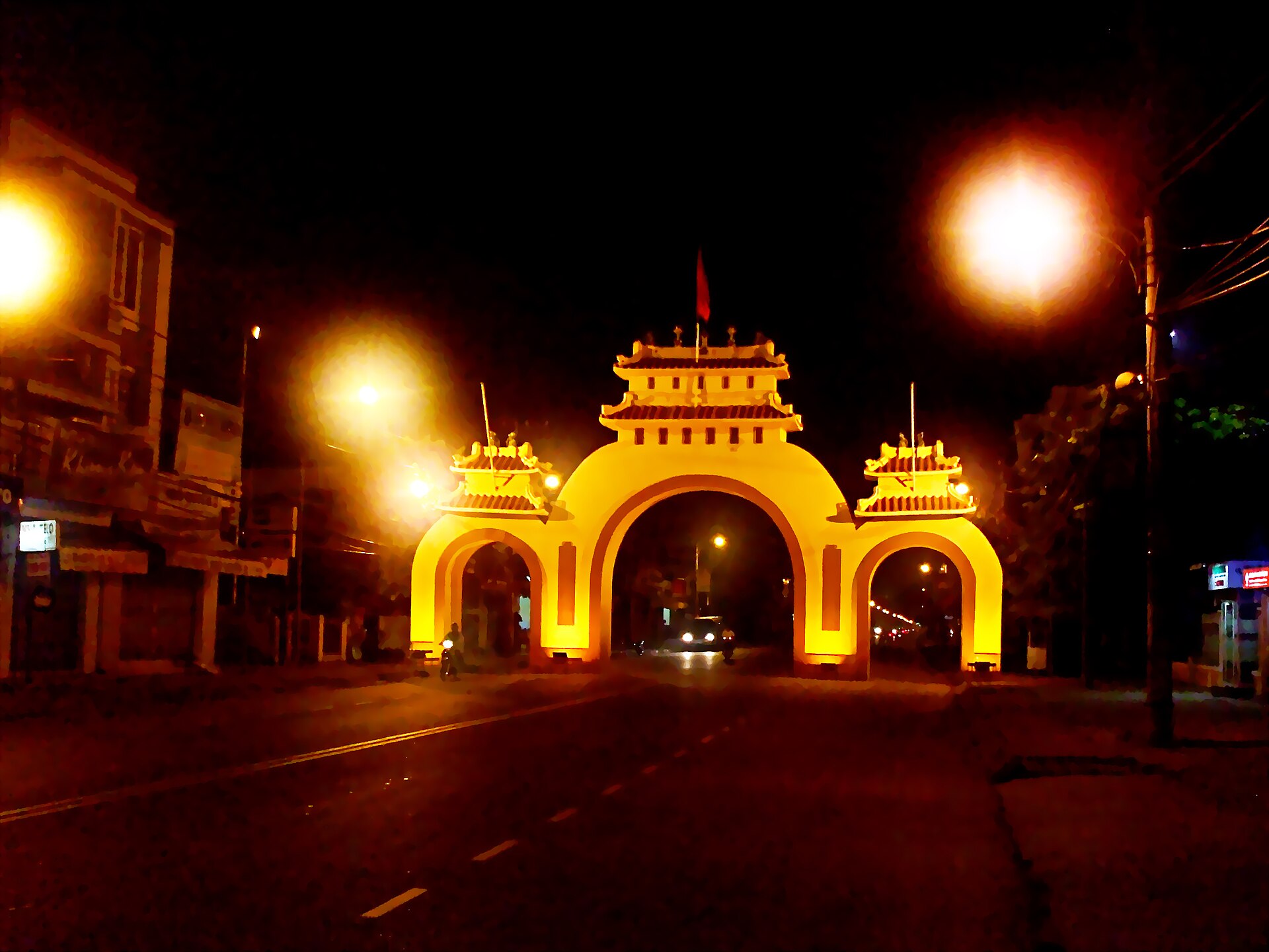 Cổng tam quan tại Rạch Giá