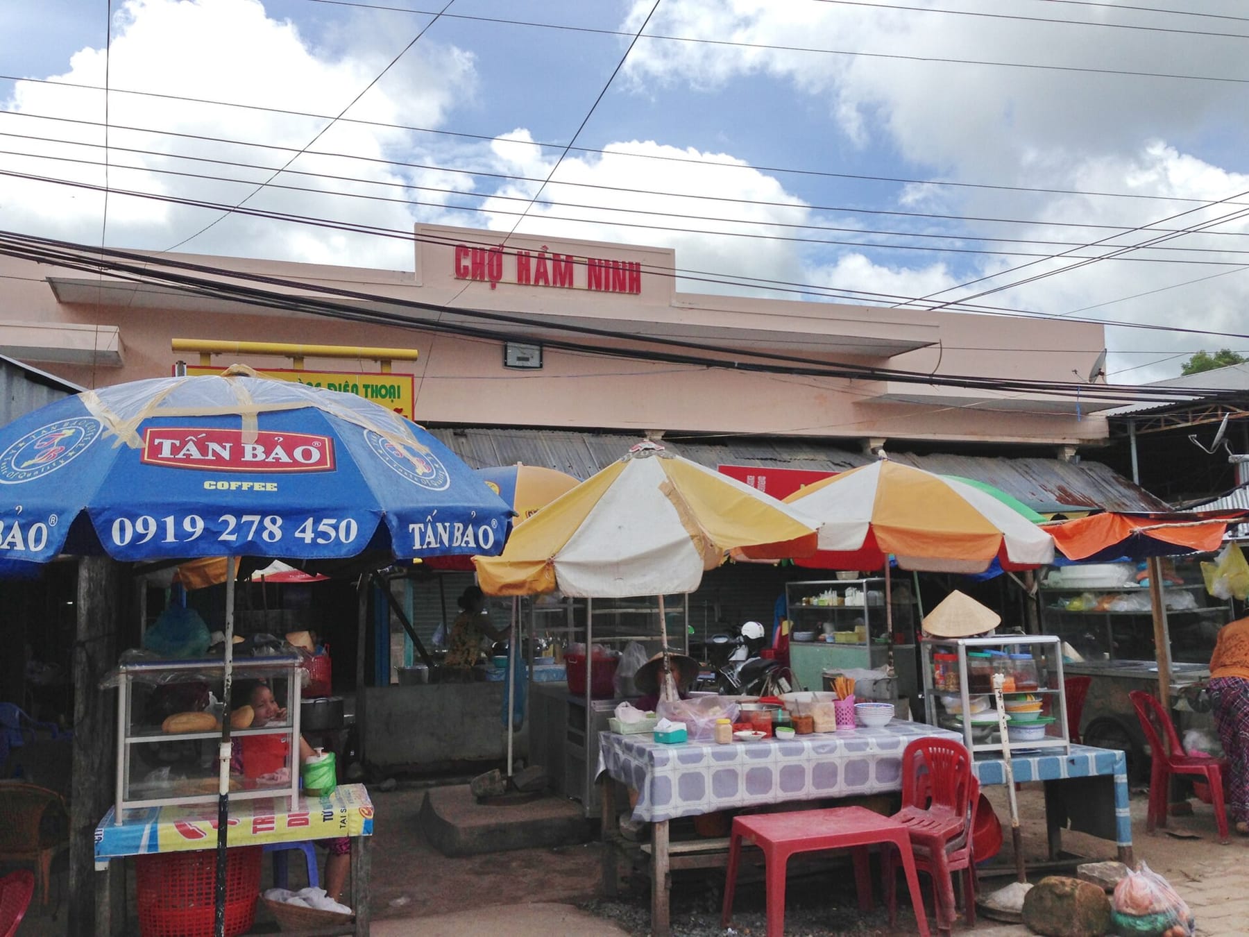 Khu chợ Hàm Ninh tại Phú Quốc