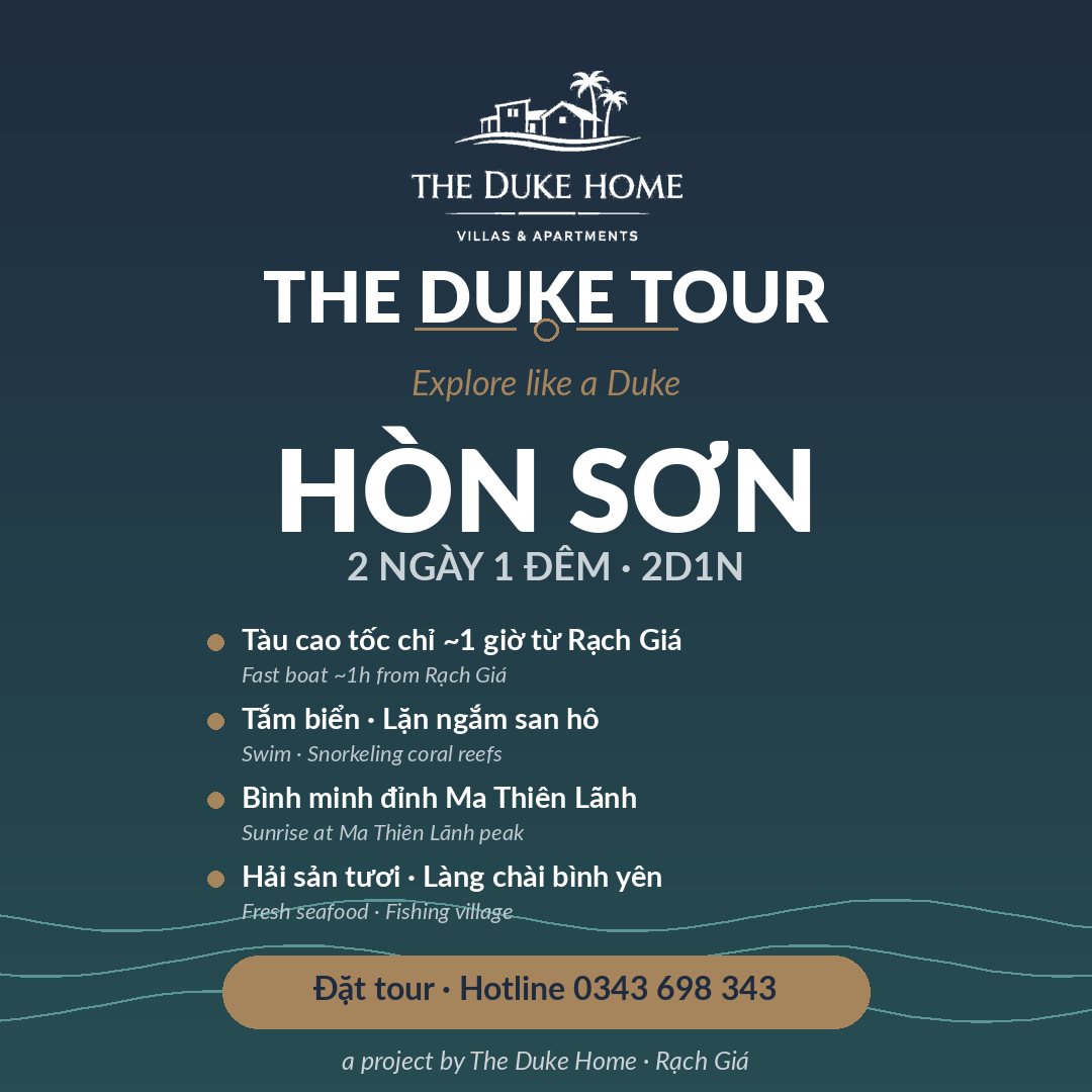 Tour đảo Hòn Sơn